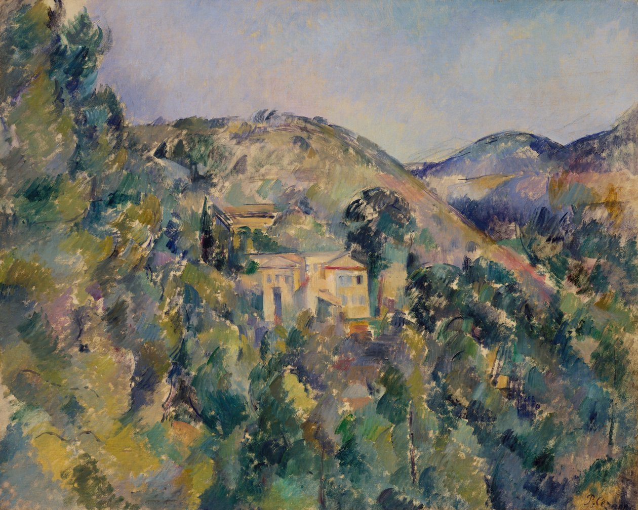 Kilátás a Domaine Saint-Joseph-ra, 1880-as évek vége. alkotó: Paul Cézanne