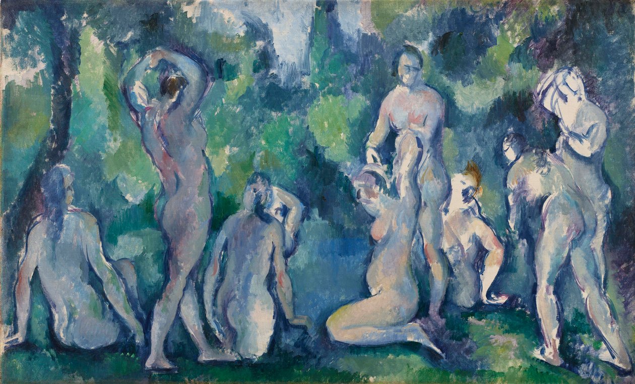 Nők fürdőzése, c. 1895. alkotó: Paul Cézanne