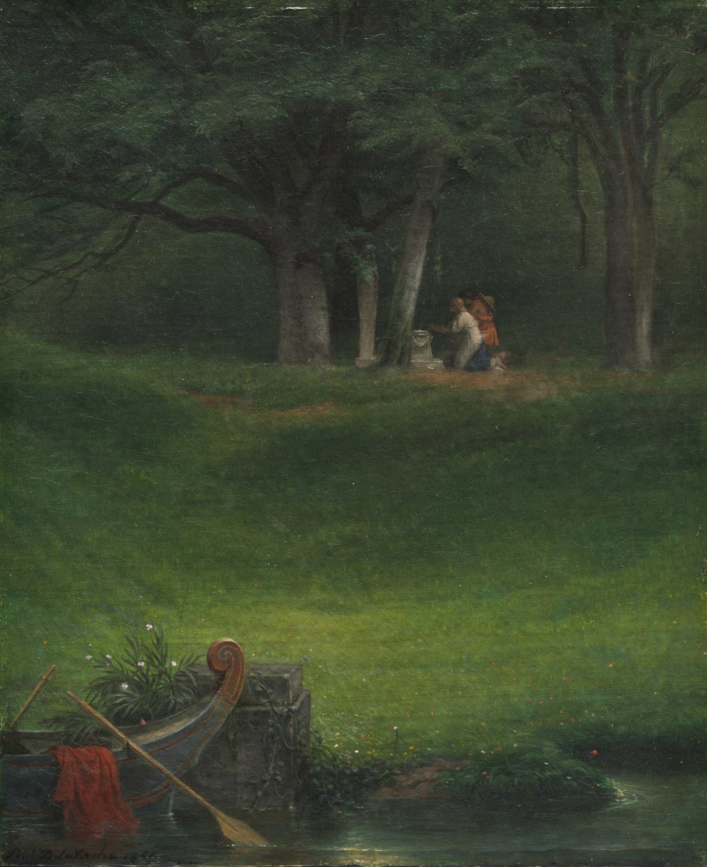 Felajánlás Pán Istennek, 1855. alkotó: Paul Delaroche