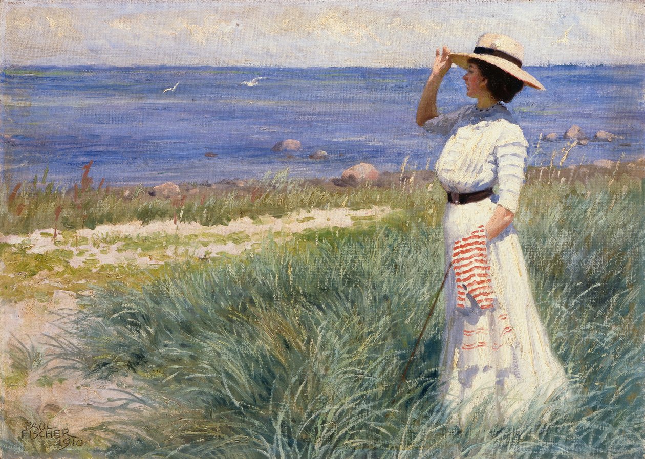 Tengerre nézve, 1910 alkotó: Paul Fischer