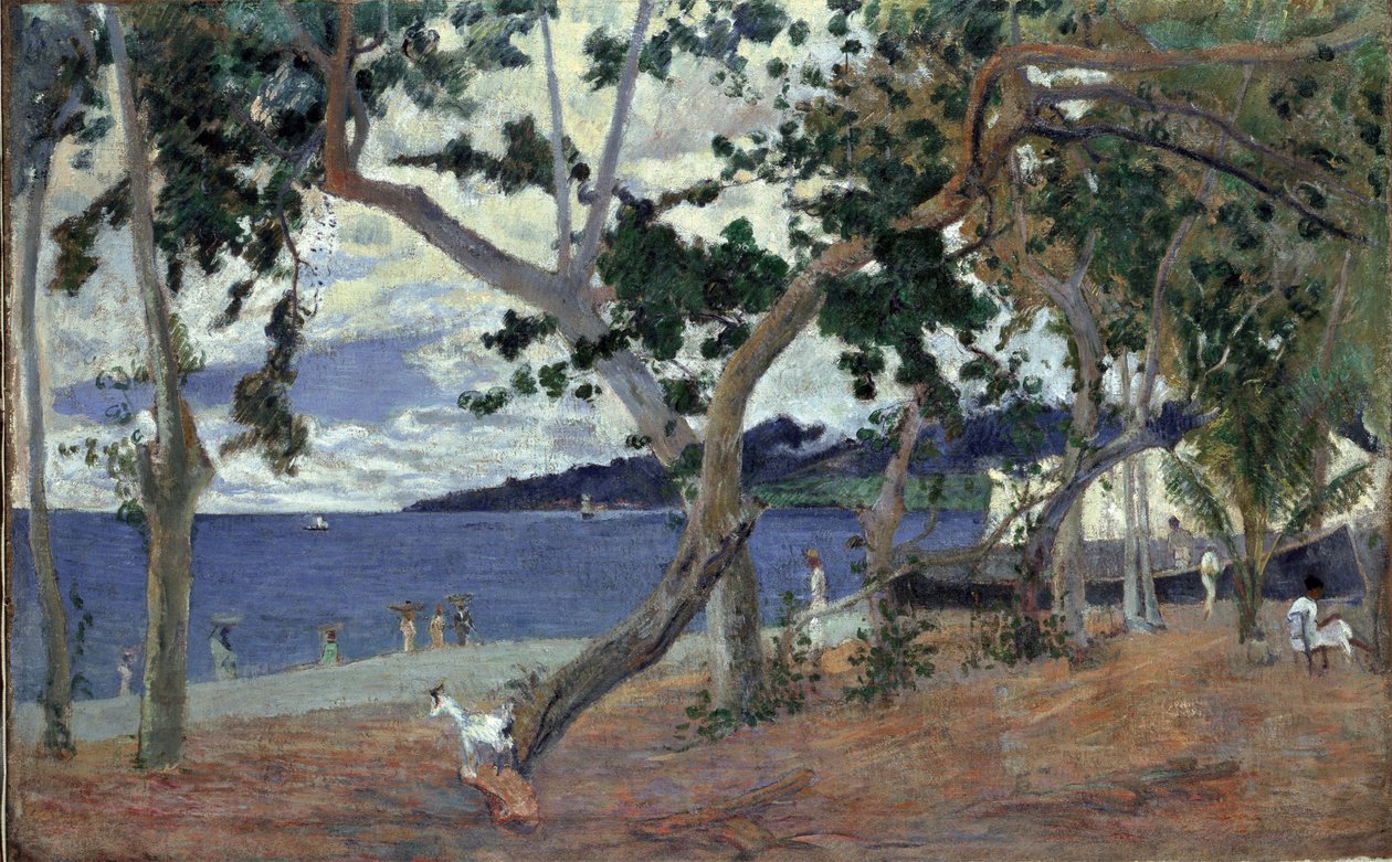 A tengerparton, Martinique. alkotó: Paul Gauguin