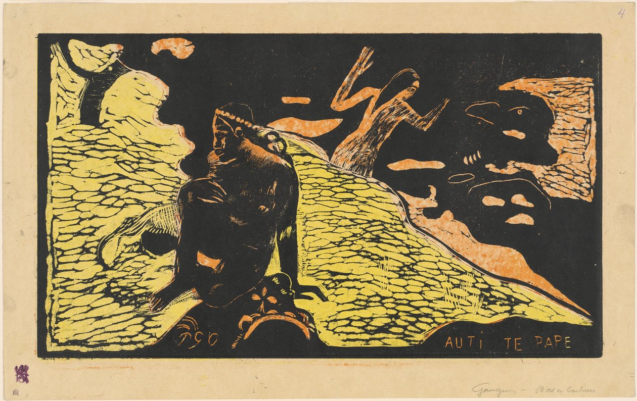 Auti te Pape (Nők a folyónál) alkotó: Paul Gauguin