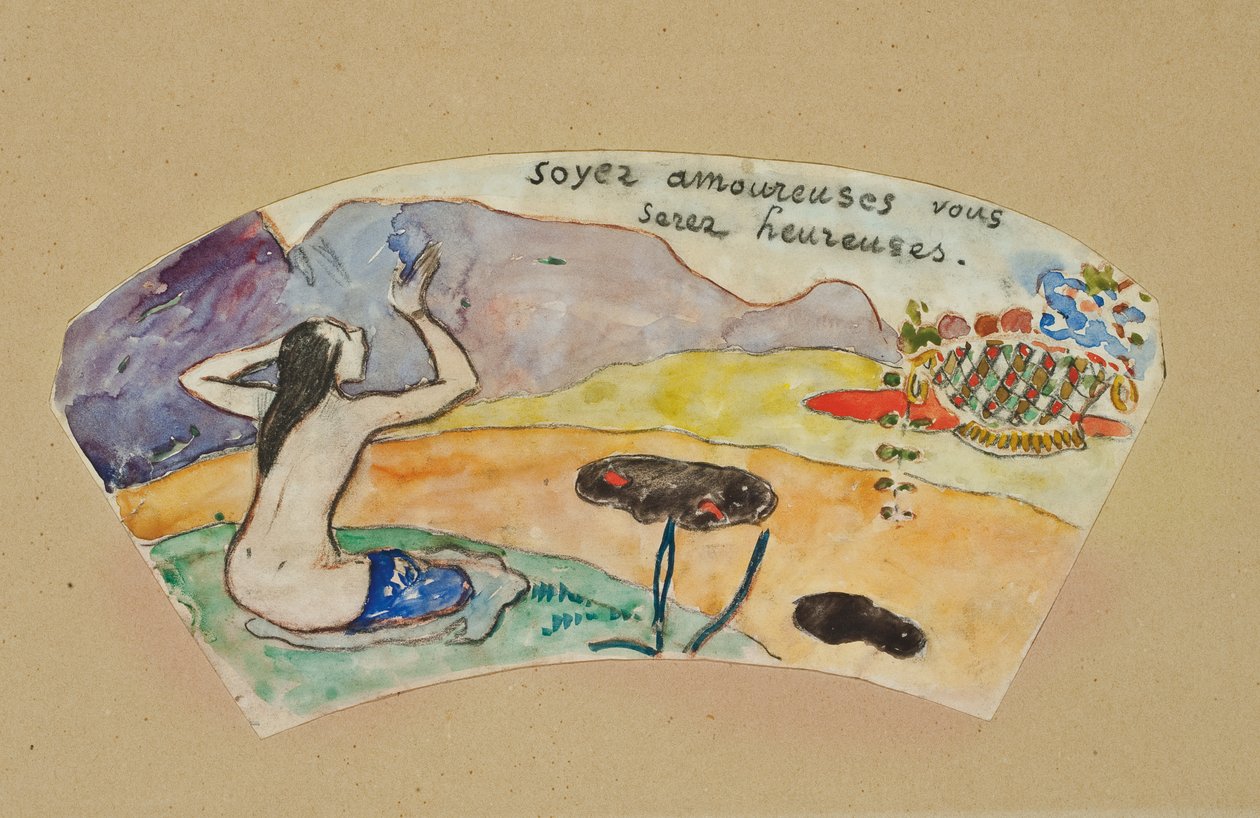 "Légy szerelmes, boldog leszel" alkotó: Paul Gauguin