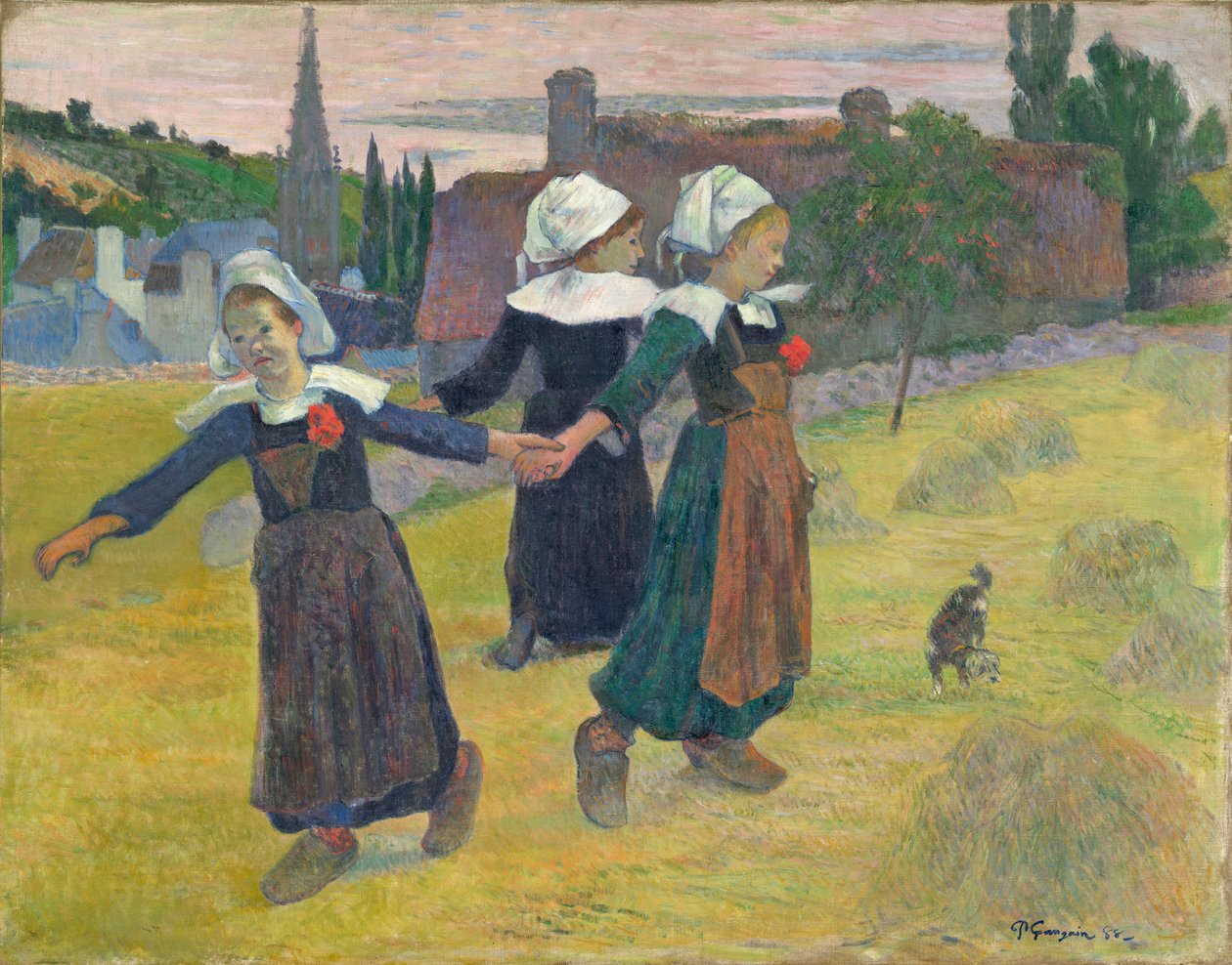 Breton Girls Dancing, Pont-Aven alkotó: Paul Gauguin