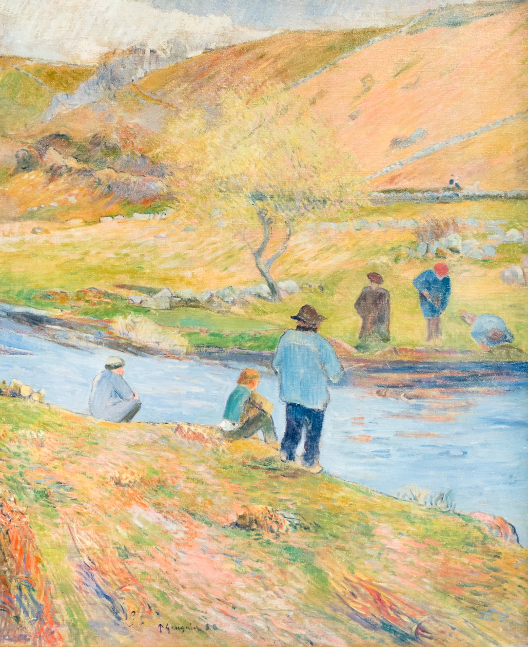 Breton halászok alkotó: Paul Gauguin