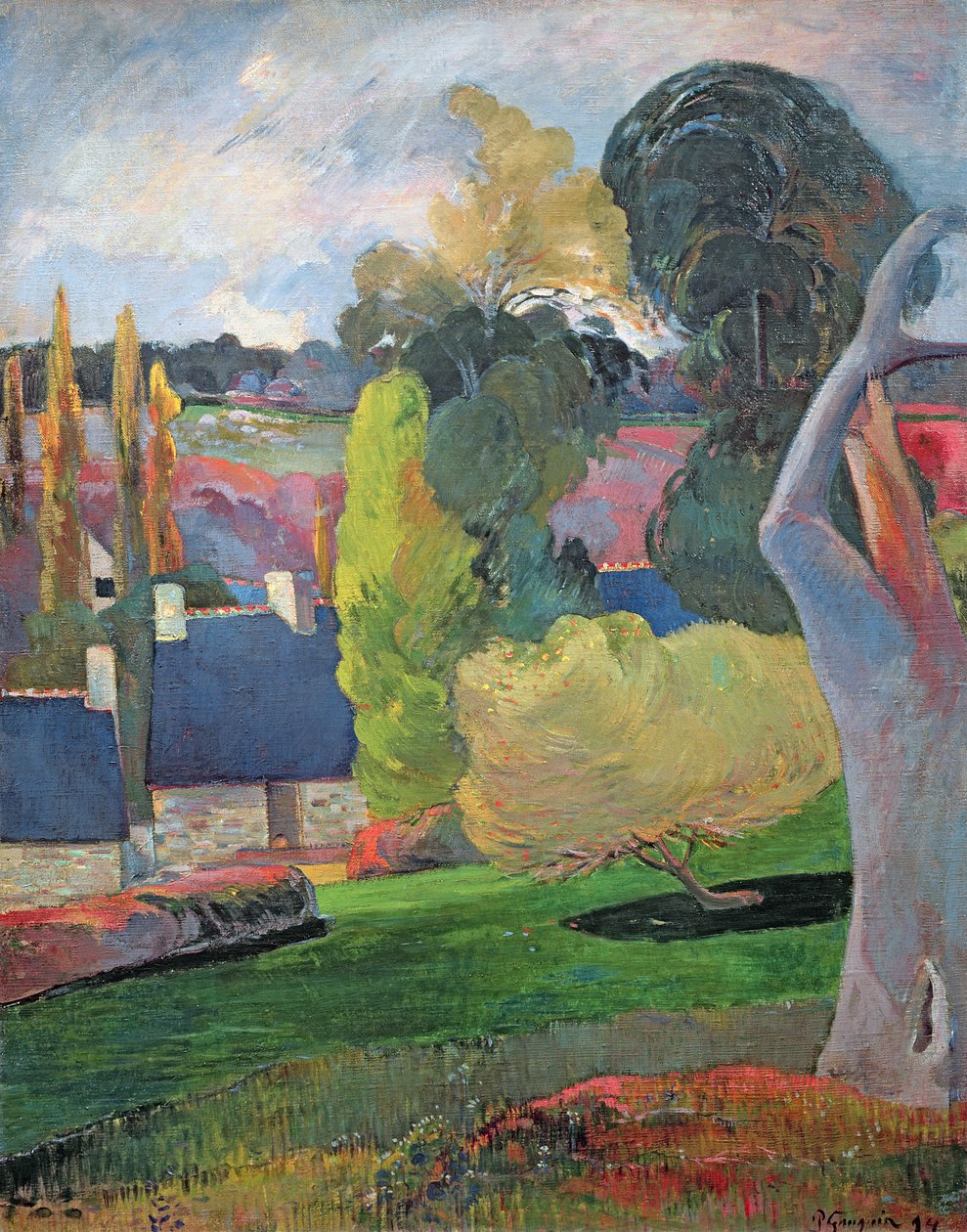 Bretagne-i táj, 1894 alkotó: Paul Gauguin