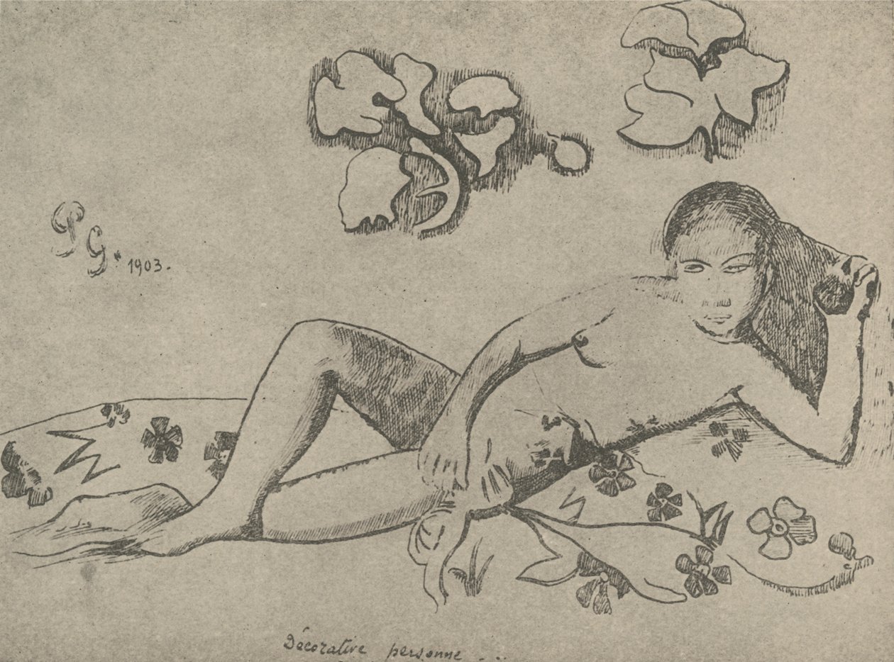 Díszfigura, 1936. alkotó: Paul Gauguin