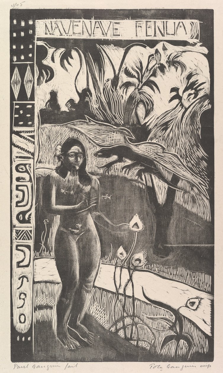 Elragadó föld, 1893-94. alkotó: Paul Gauguin