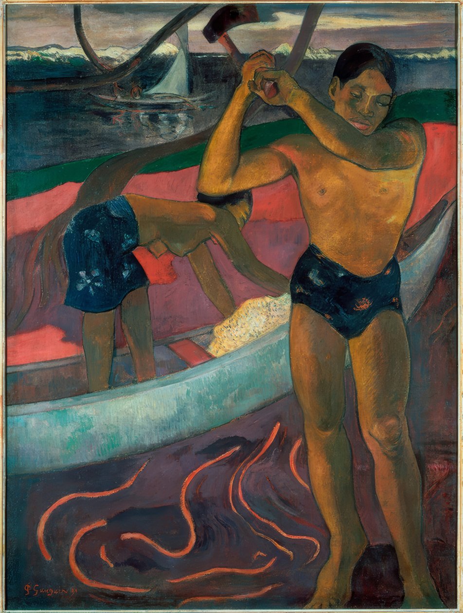 A favágó a Piától alkotó: Paul Gauguin