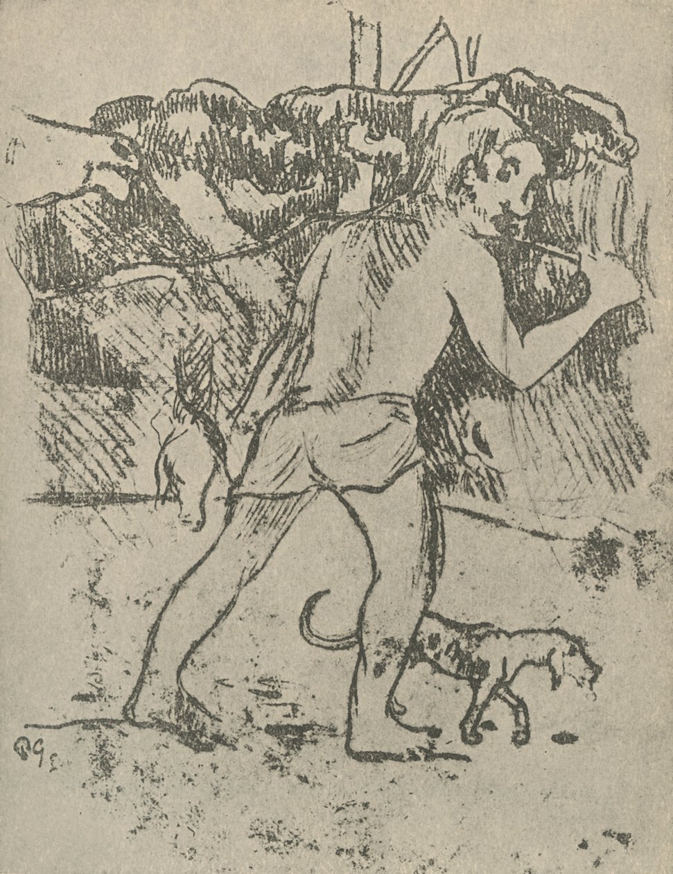 Rajz, 1936 alkotó: Paul Gauguin