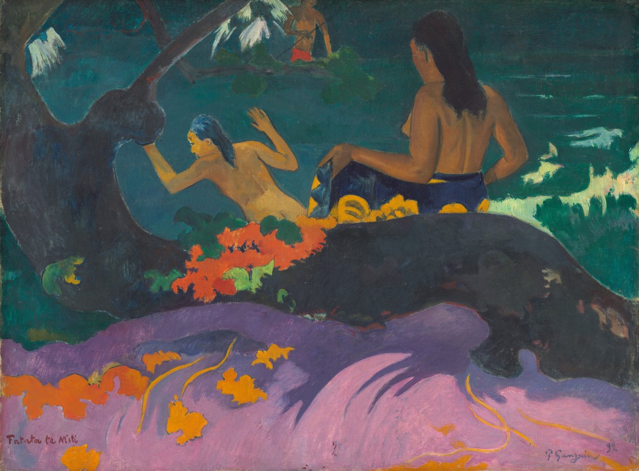 Near the Dream By the Sea, 1892. alkotó: Paul Gauguin