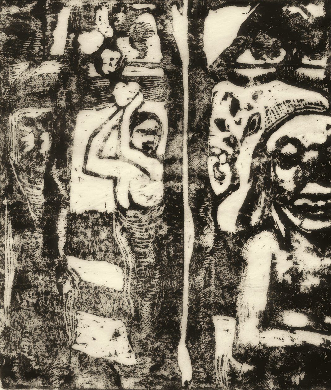 Gyümölcsöt és Ovirit szedő nő alkotó: Paul Gauguin