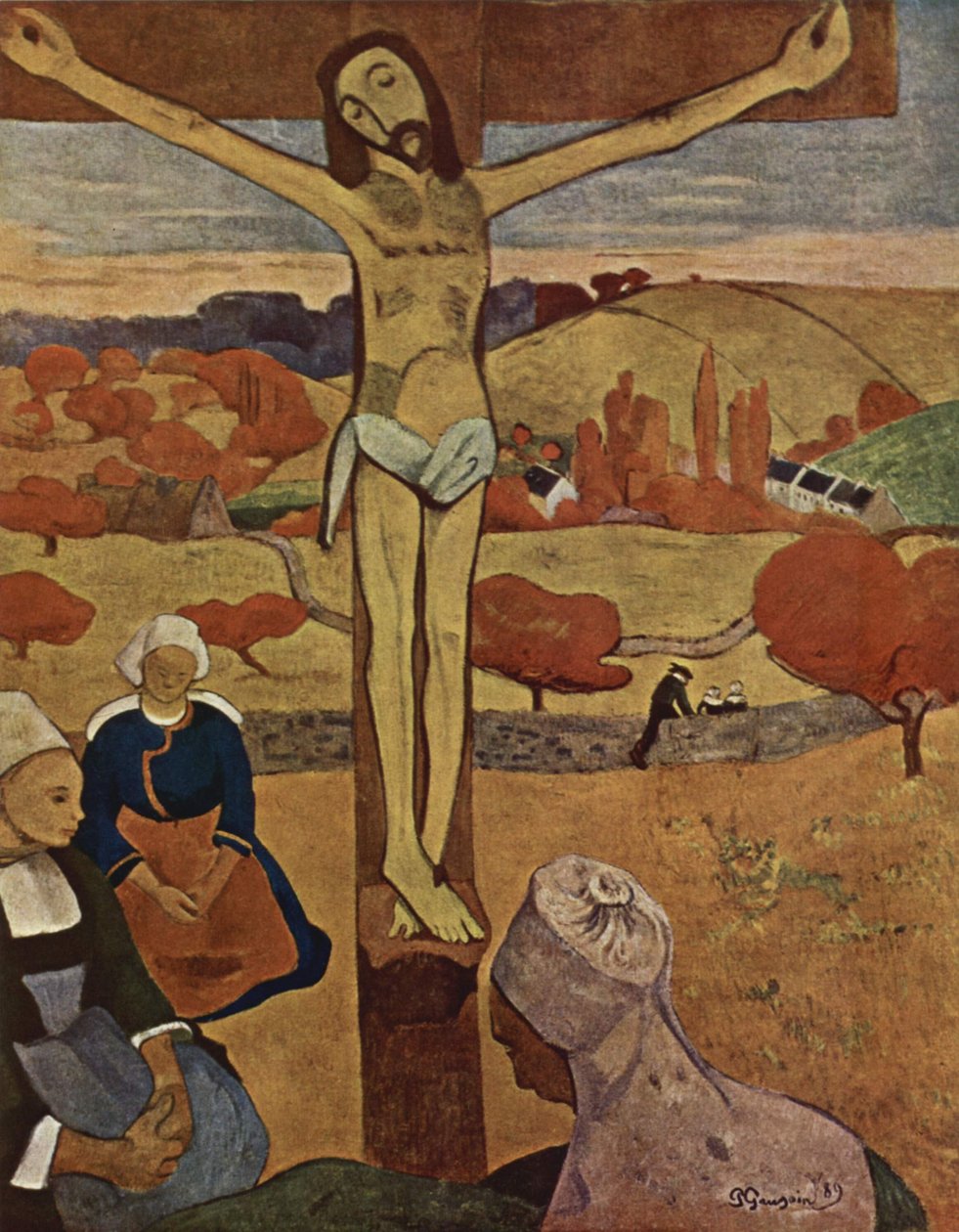 Franciául:  A sárga Krisztus alkotó: Paul Gauguin