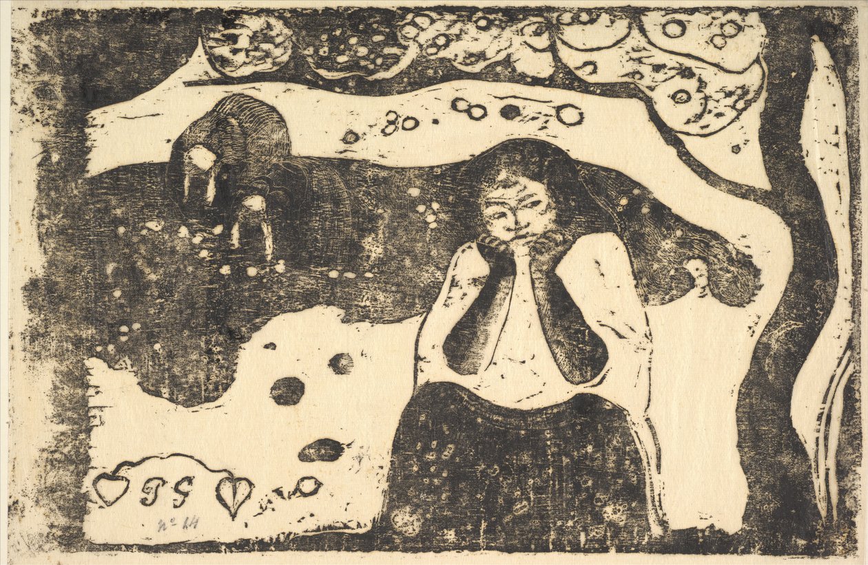 Emberi nyomorúság, 1898-99. alkotó: Paul Gauguin