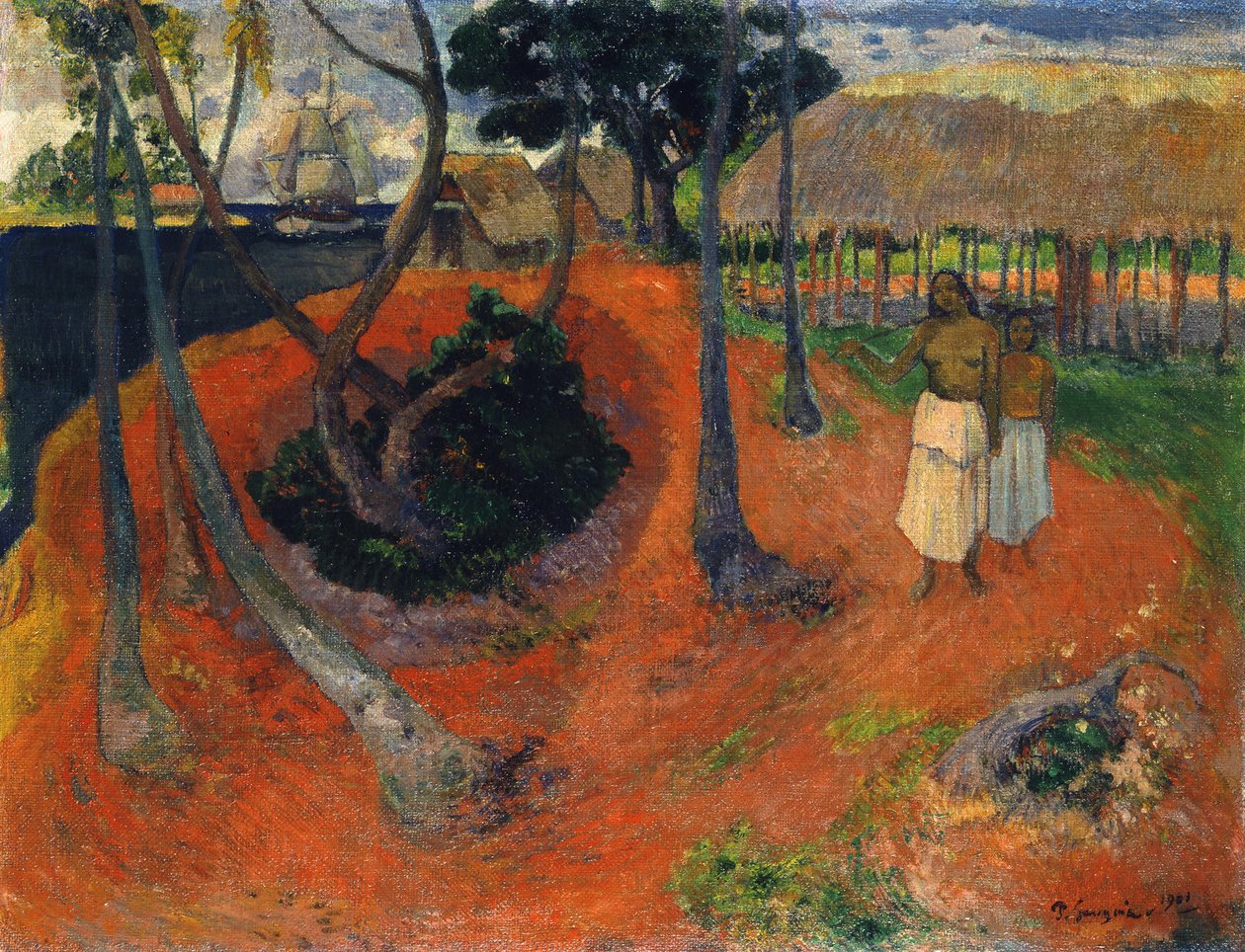 Idill Tahitin Idill Tahitin, 1901. alkotó: Paul Gauguin