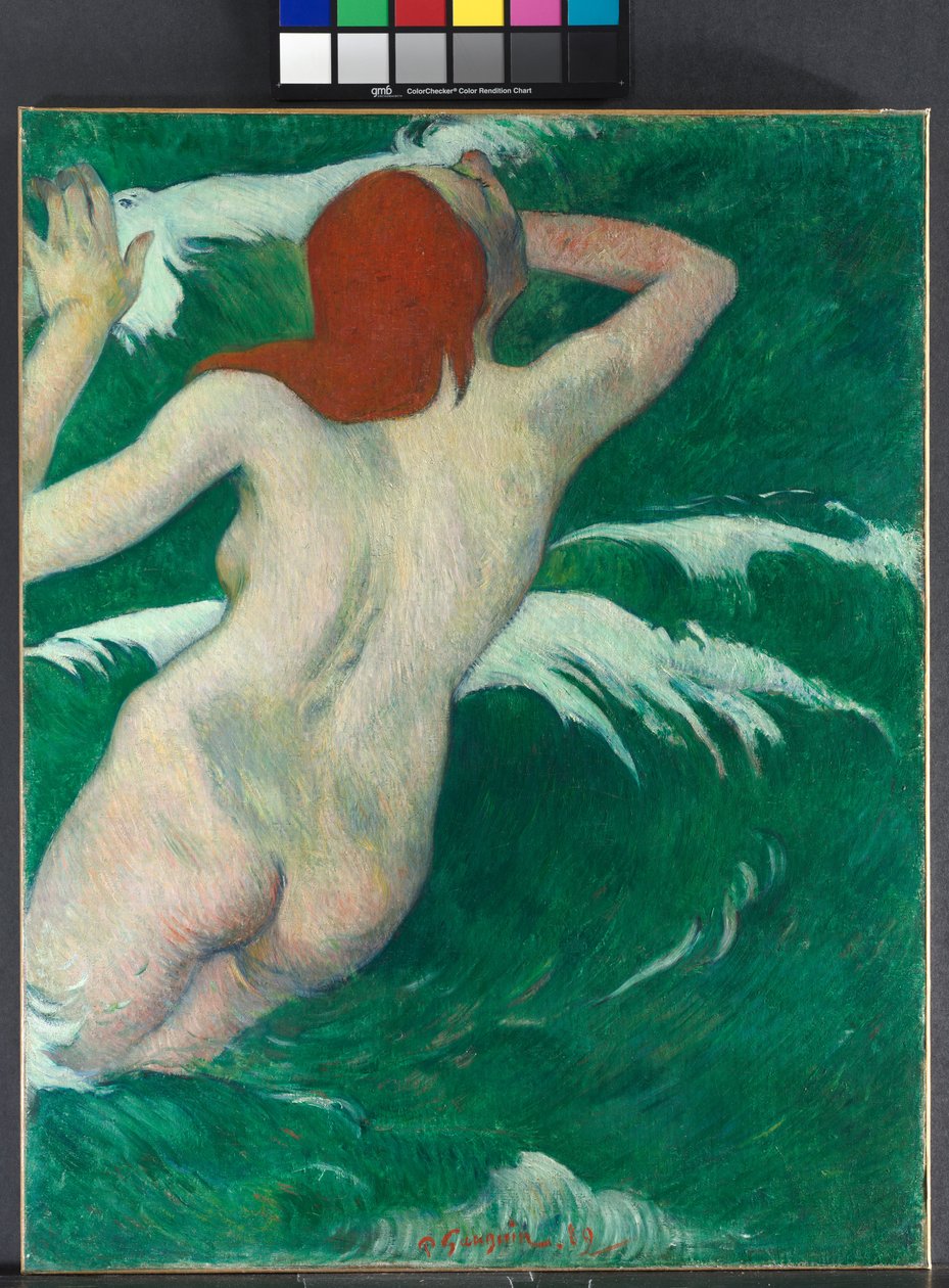 A hullámokban, 1889 alkotó: Paul Gauguin