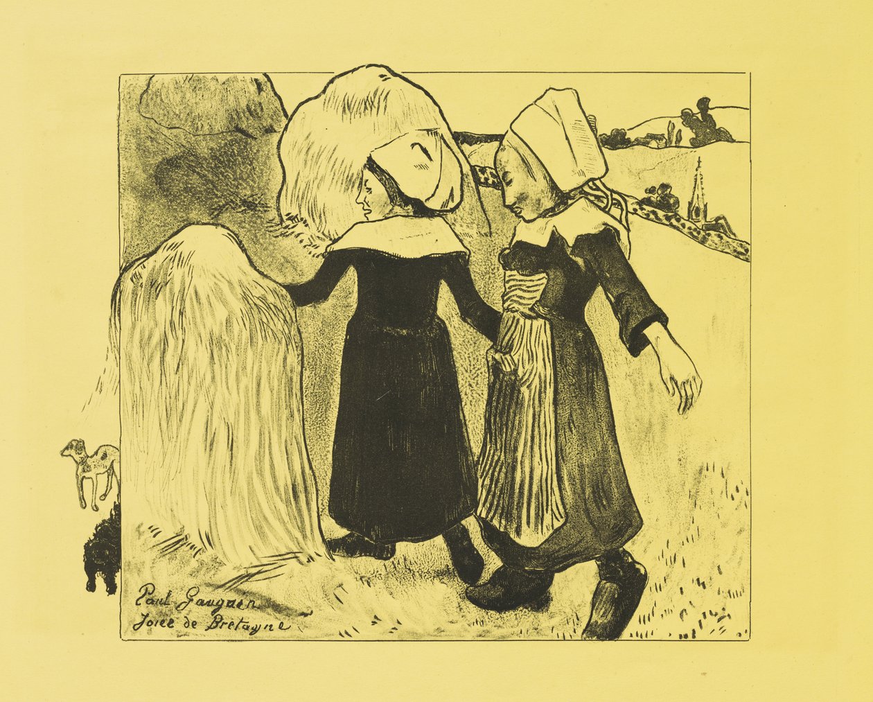 Bretagne örömei, 1889 alkotó: Paul Gauguin