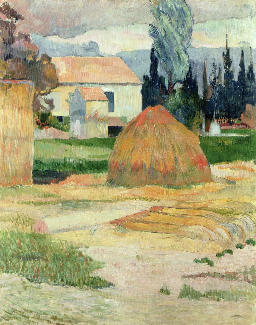 Táj Arles közelében alkotó: Paul Gauguin
