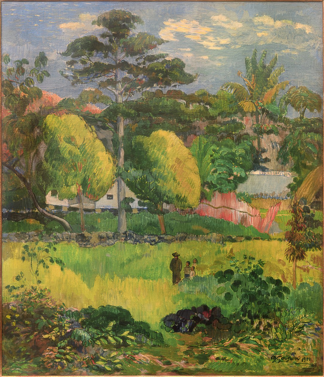 Táj, 1901 alkotó: Paul Gauguin