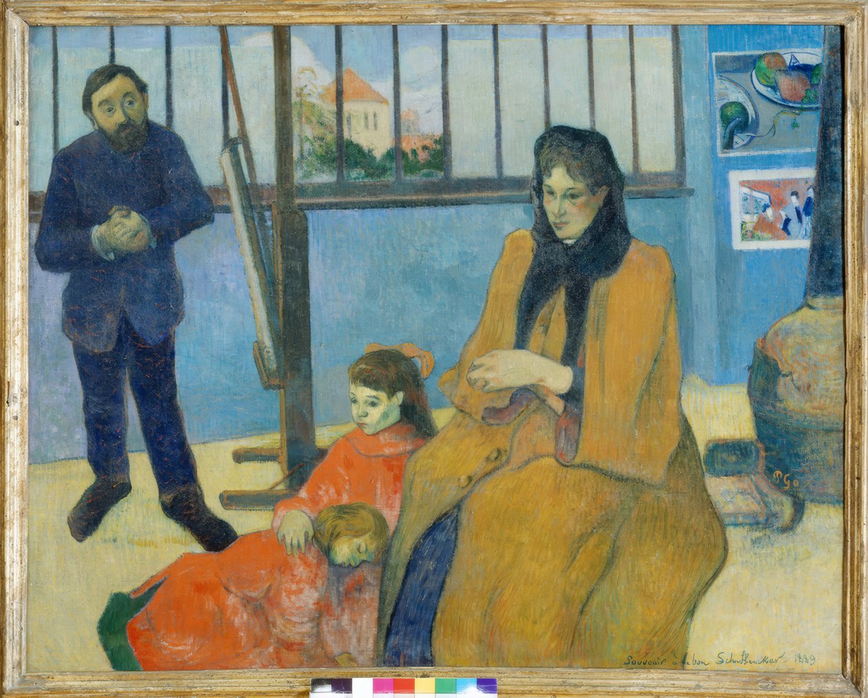 Schuffenecker műhelye alkotó: Paul Gauguin