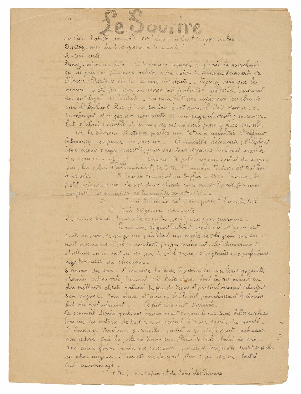 Le sourire: Journal sérieux, 1899. szeptember 19. alkotó: Paul Gauguin