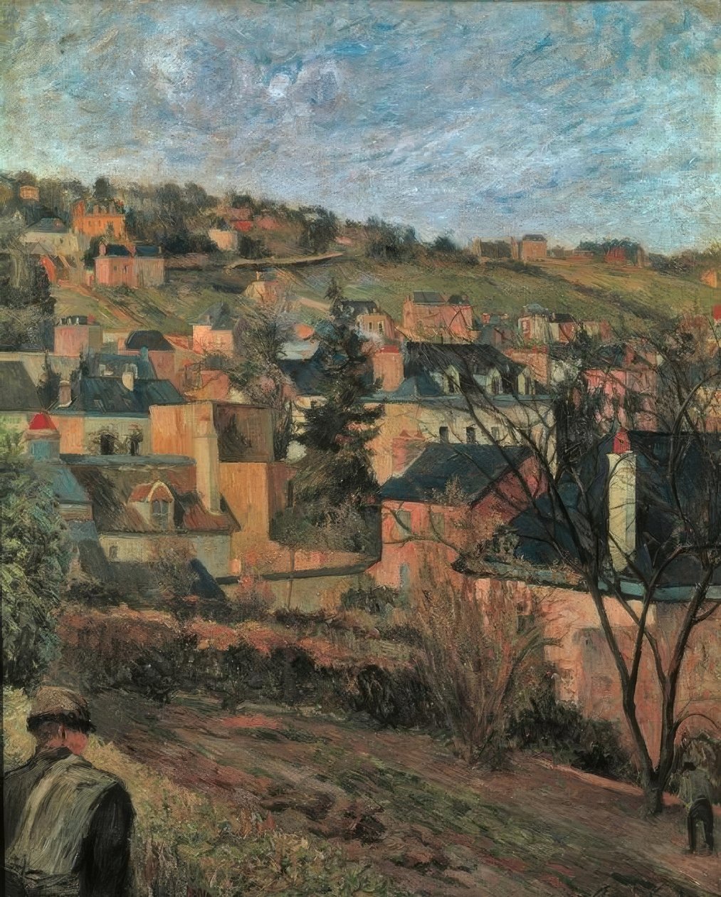 A kék tetők (Rouen) alkotó: Paul Gauguin