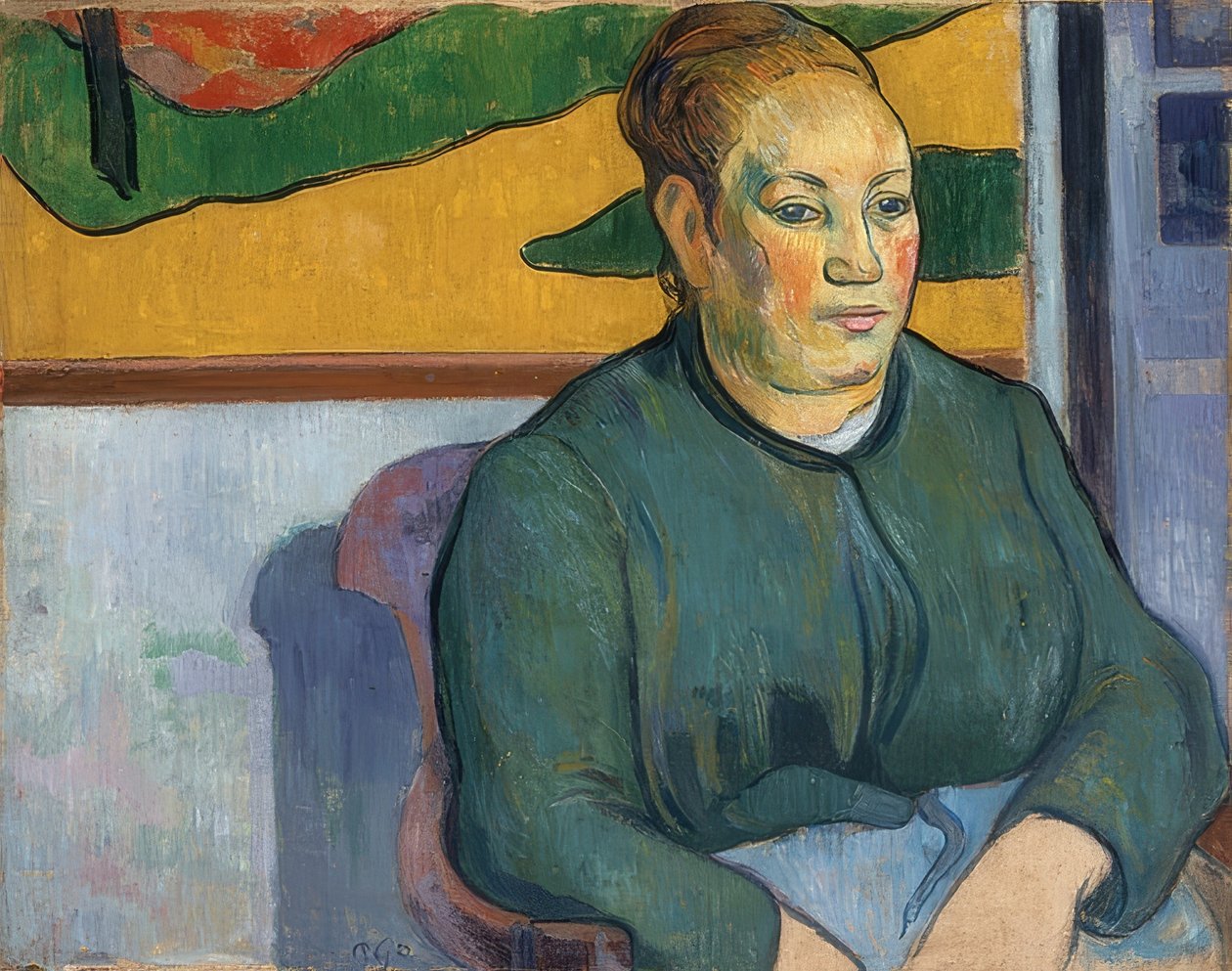 Madame Roulin. 1888 alkotó: Paul Gauguin