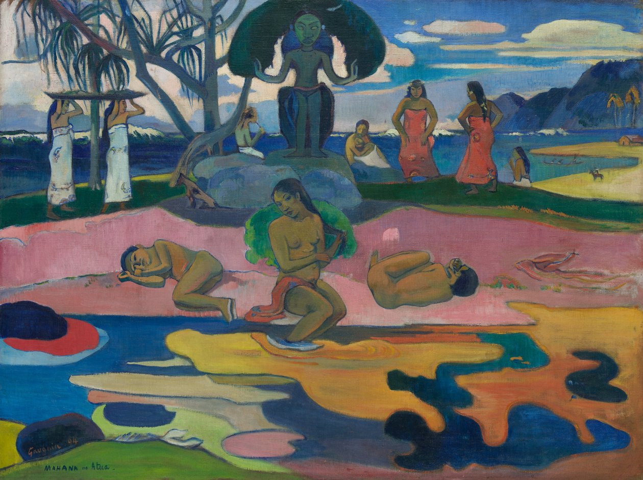 Mahana no atua (Az Isten napja) alkotó: Paul Gauguin