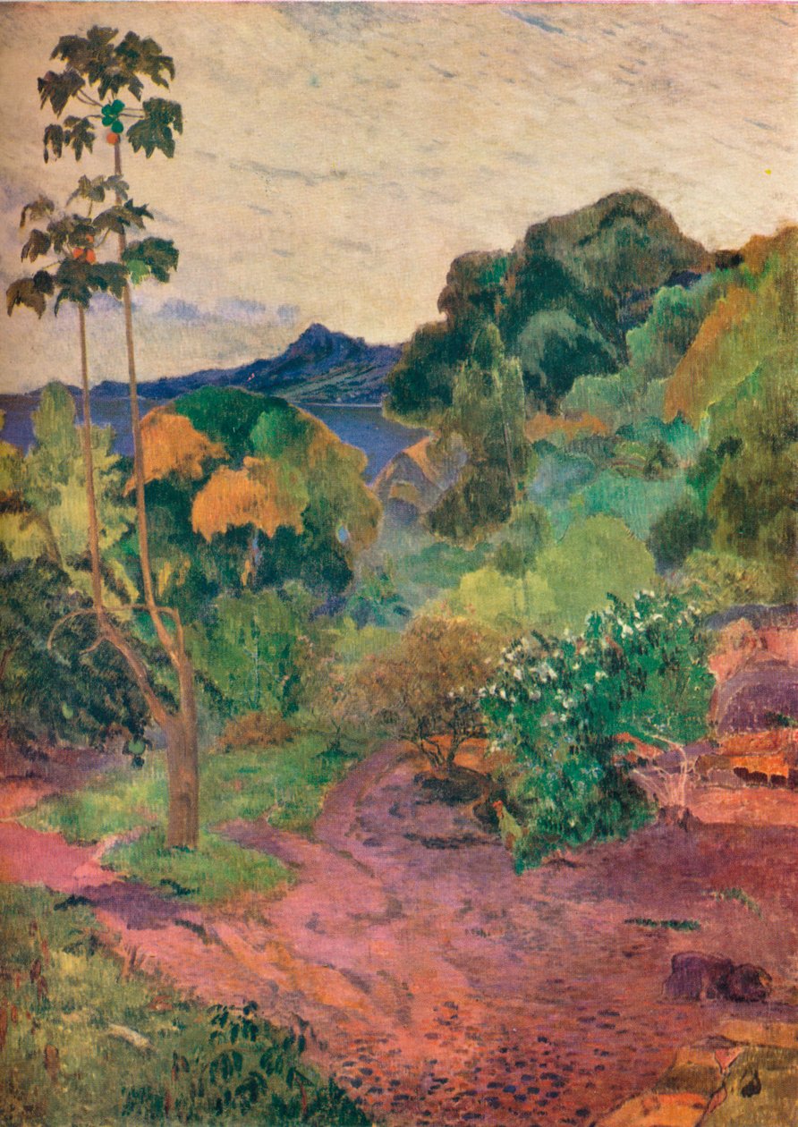 Martinique táj, 1887 alkotó: Paul Gauguin