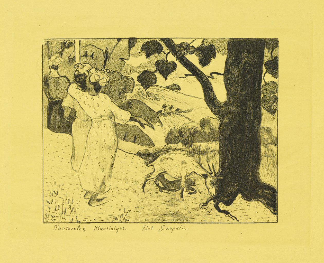 Martinique Pastorals, 1889 alkotó: Paul Gauguin