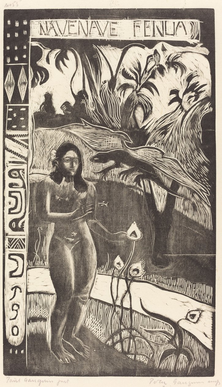 Nave Nave Fenua (Elragadó föld) alkotó: Paul Gauguin