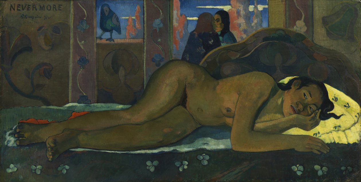 Soha többé, 1897 alkotó: Paul Gauguin