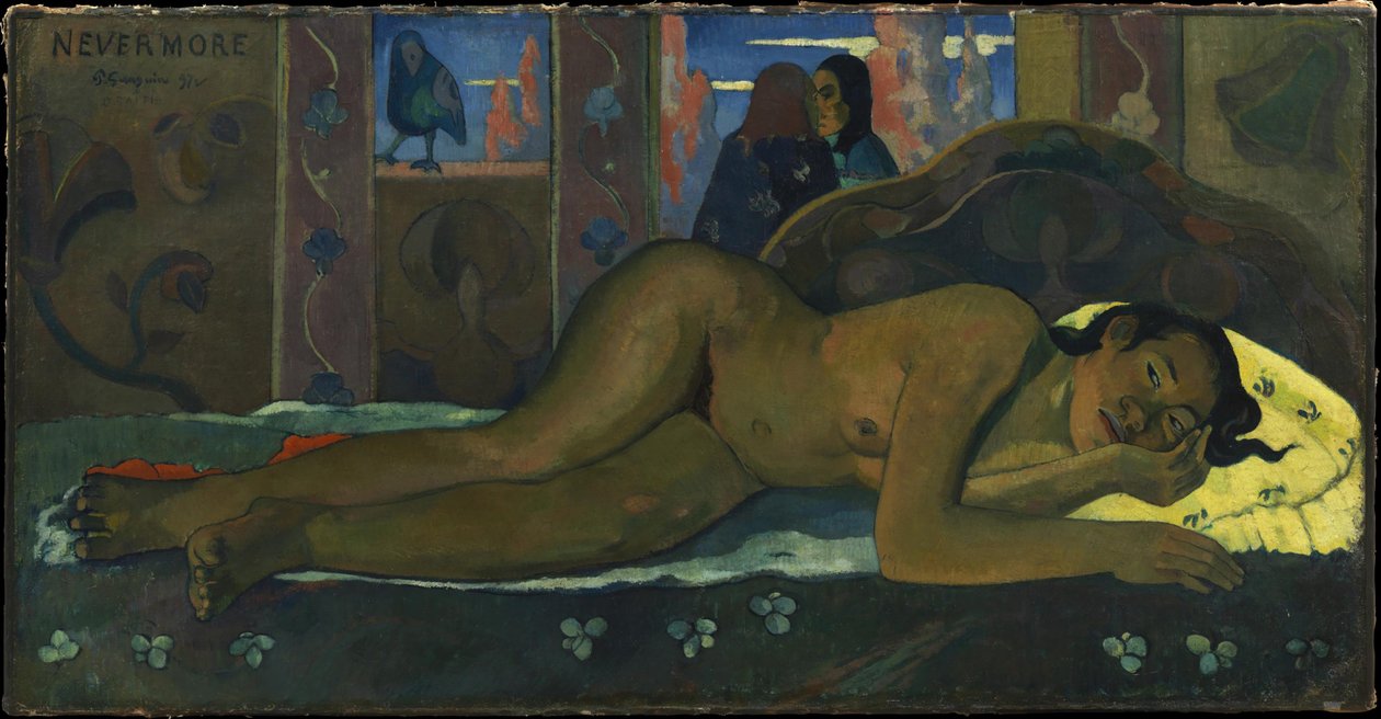 Soha többé, 1897. alkotó: Paul Gauguin