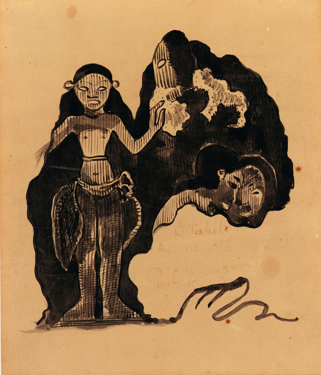Tahiti, 1892-93 alkotó: Paul Gauguin