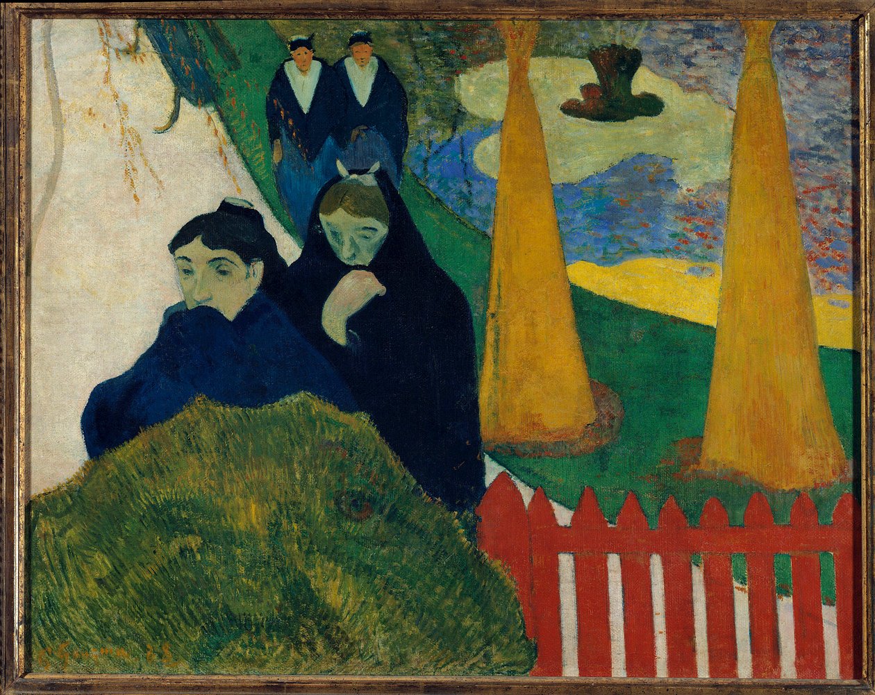 Öreg asszonyok Arlesban alkotó: Paul Gauguin