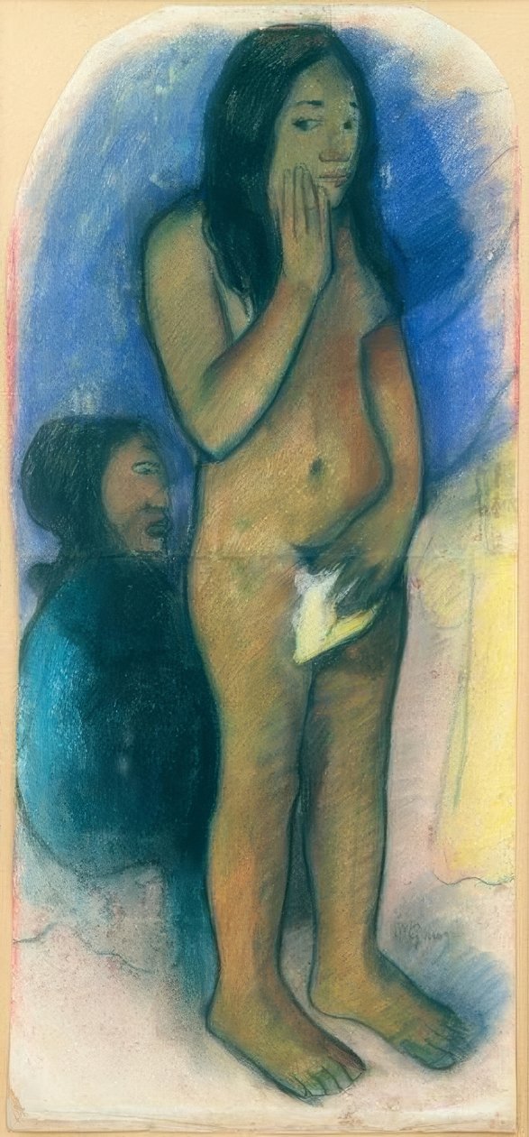 Egy gonosz szellem beszéde alkotó: Paul Gauguin