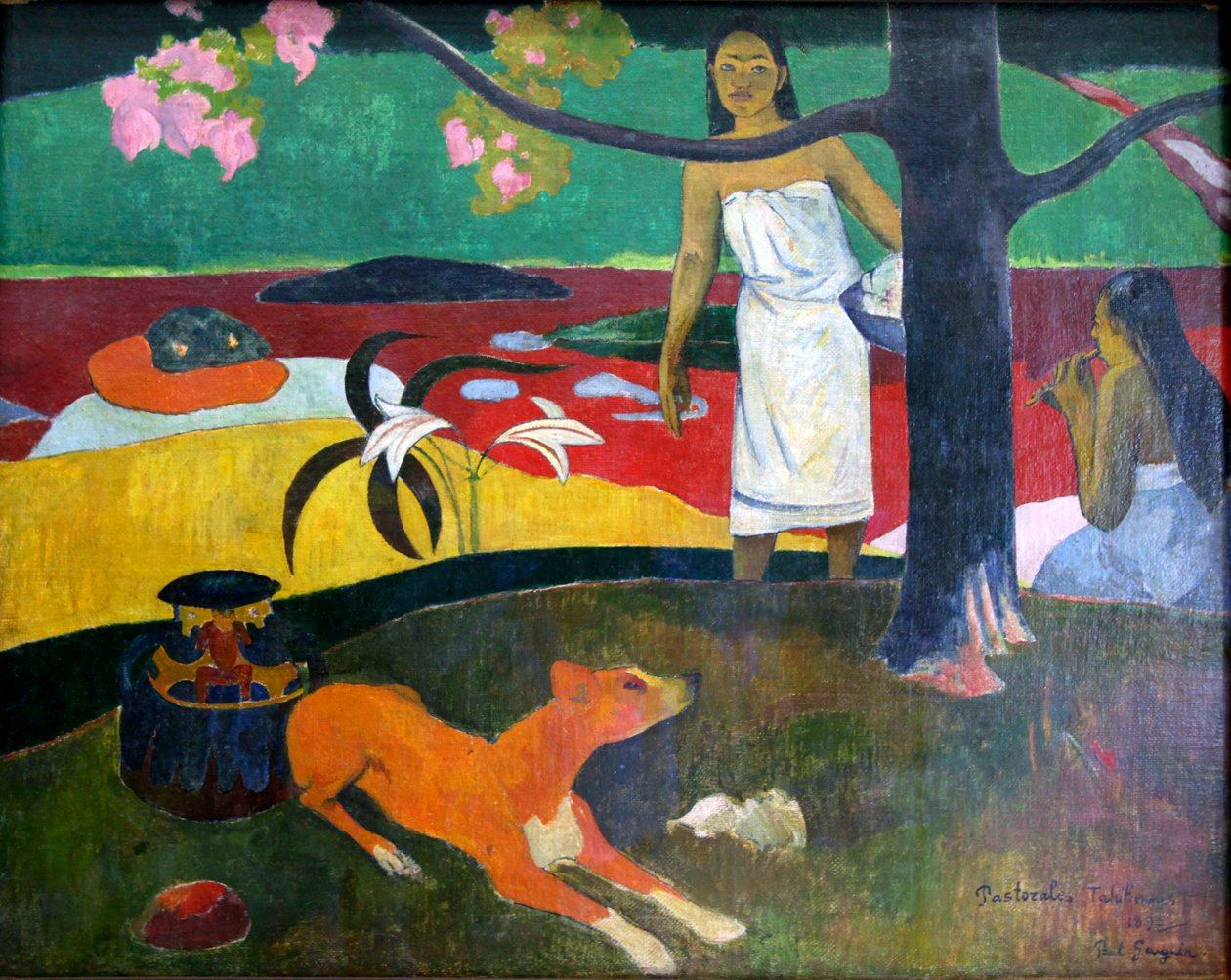 "Tahitian Pastorals", 1892. alkotó: Paul Gauguin