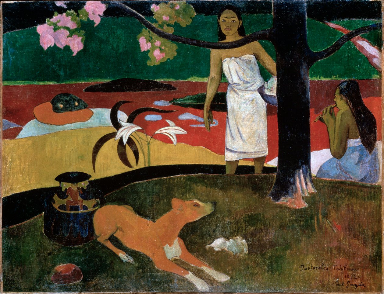 Tahiti pásztorok, 1892. alkotó: Paul Gauguin
