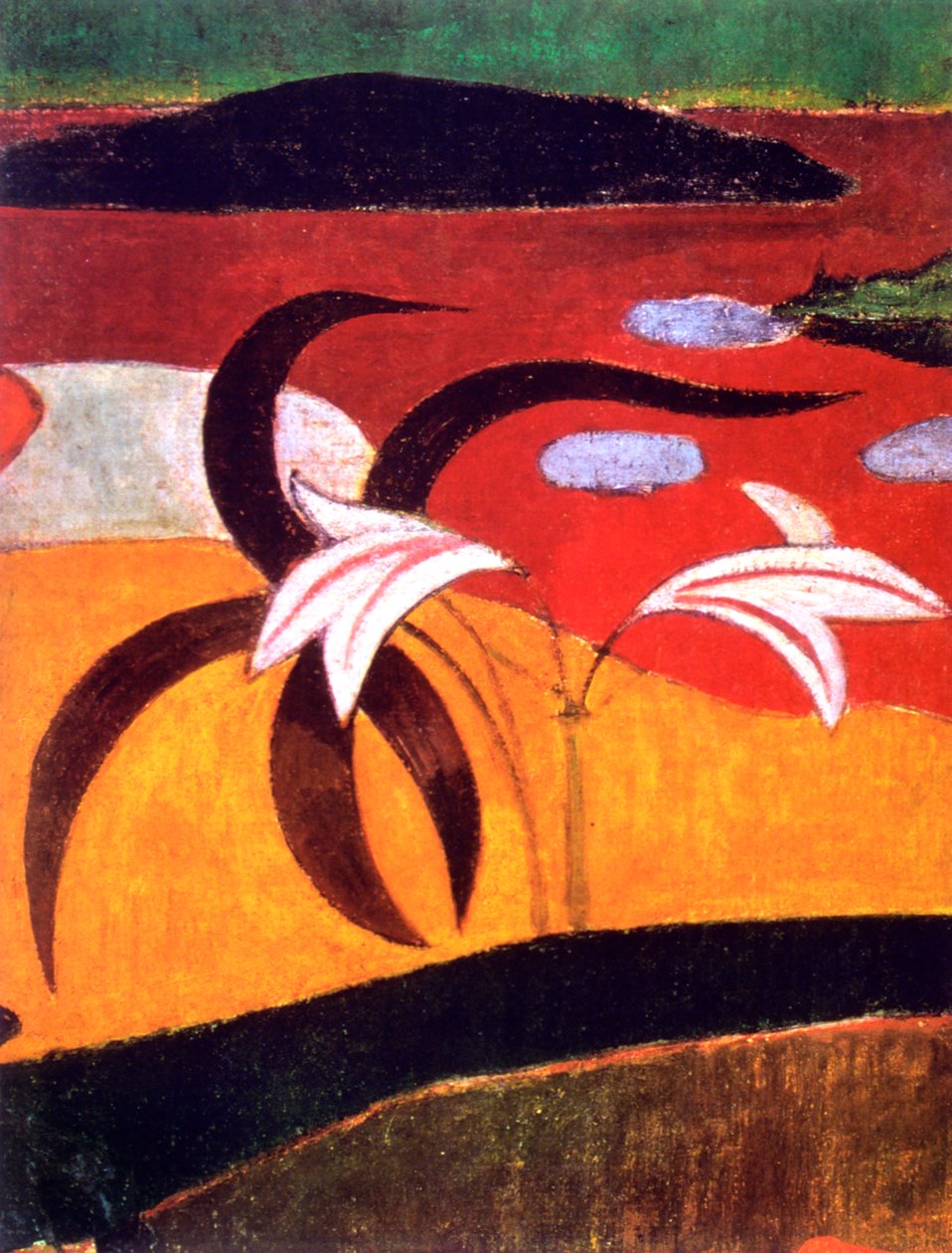 „Pastorales Tahitiennes” részlet, 1892 alkotó: Paul Gauguin
