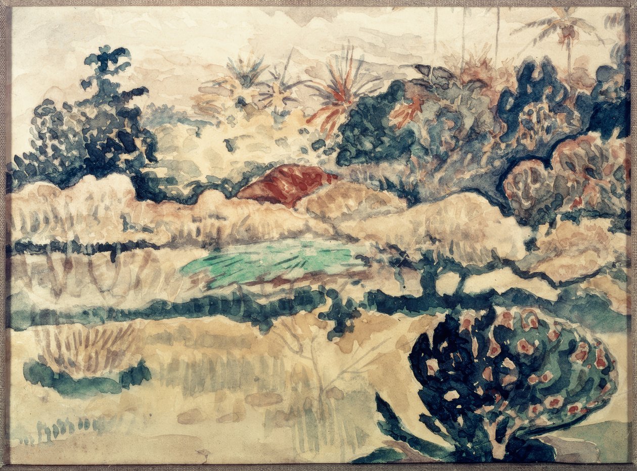 Tahiti táj alkotó: Paul Gauguin