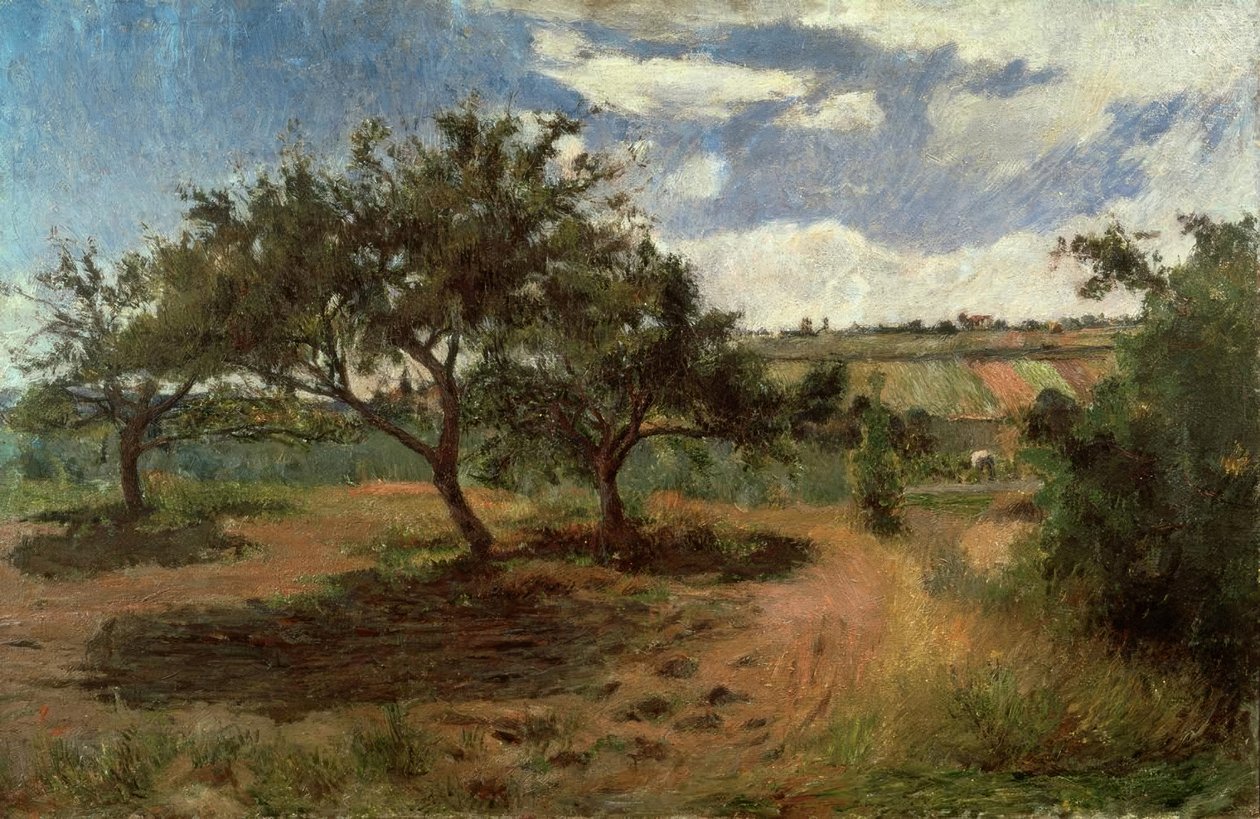 Virágzó almafák (III) alkotó: Paul Gauguin
