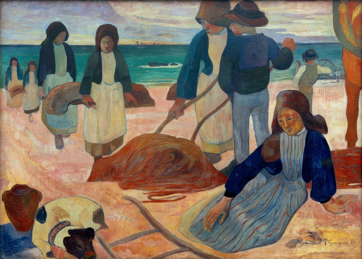 Ramasseuses de varech II (Breton Tangsammlerinnen II) alkotó: Paul Gauguin