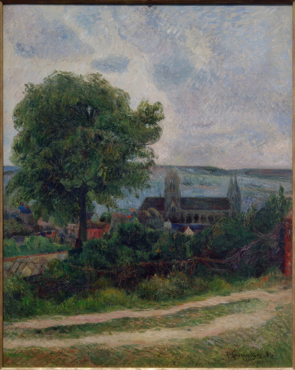 Rouen, a Kirche Saint-Ouen alkotó: Paul Gauguin