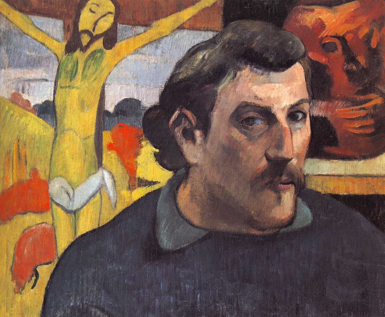 Önarckép a Sárga Krisztussal alkotó: Paul Gauguin