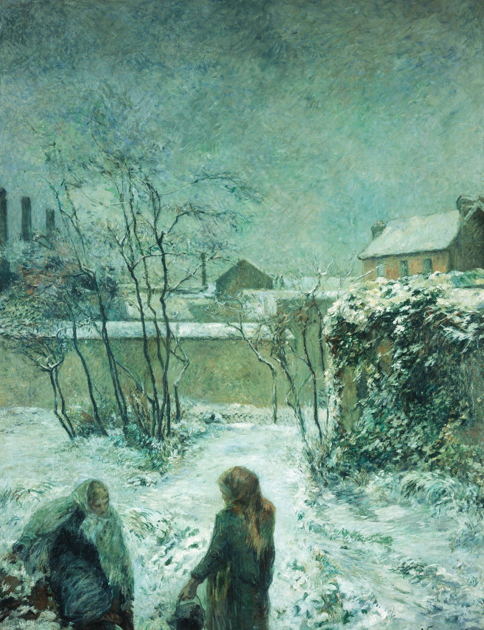 Snow, Carcel Road, 1883 alkotó: Paul Gauguin
