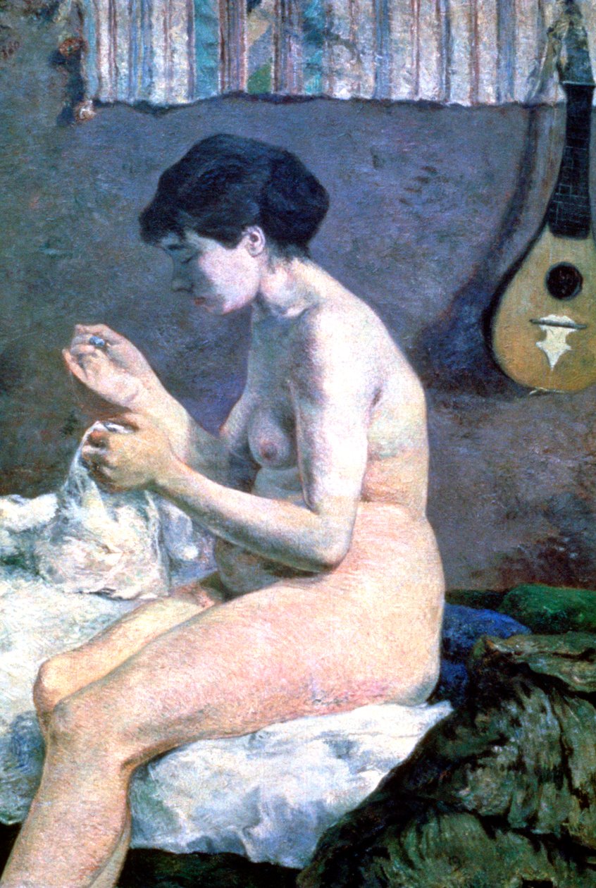 Tanulmány egy aktról, 1880 alkotó: Paul Gauguin