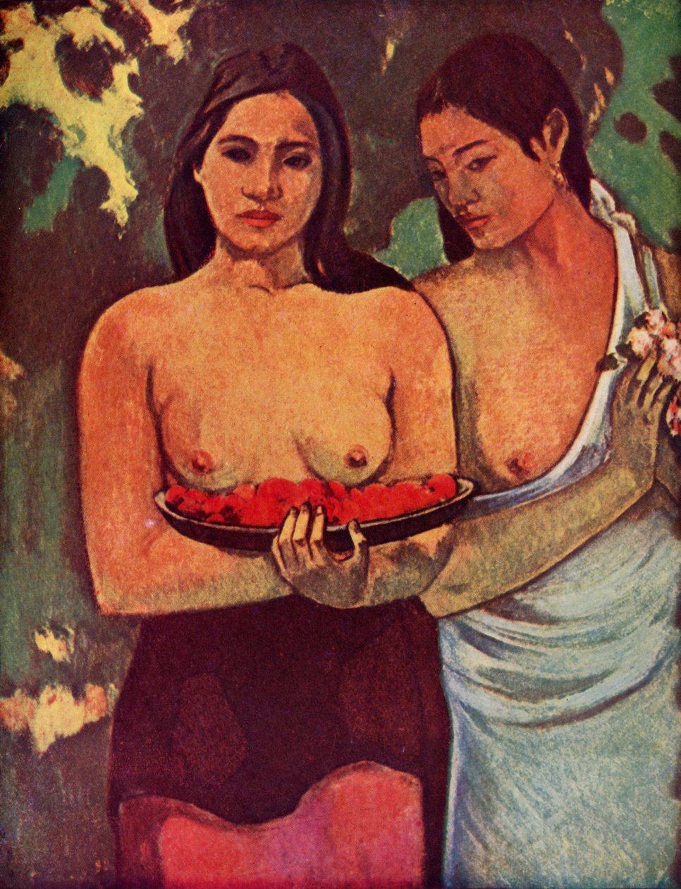 Tahitiak mangóval, 1936 alkotó: Paul Gauguin