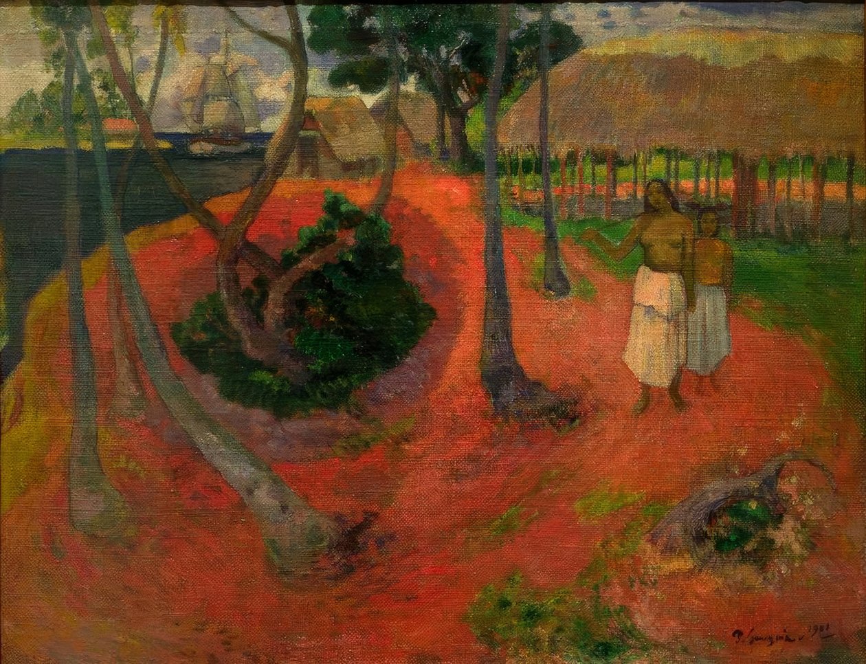 Tahitisches Idyll alkotó: Paul Gauguin