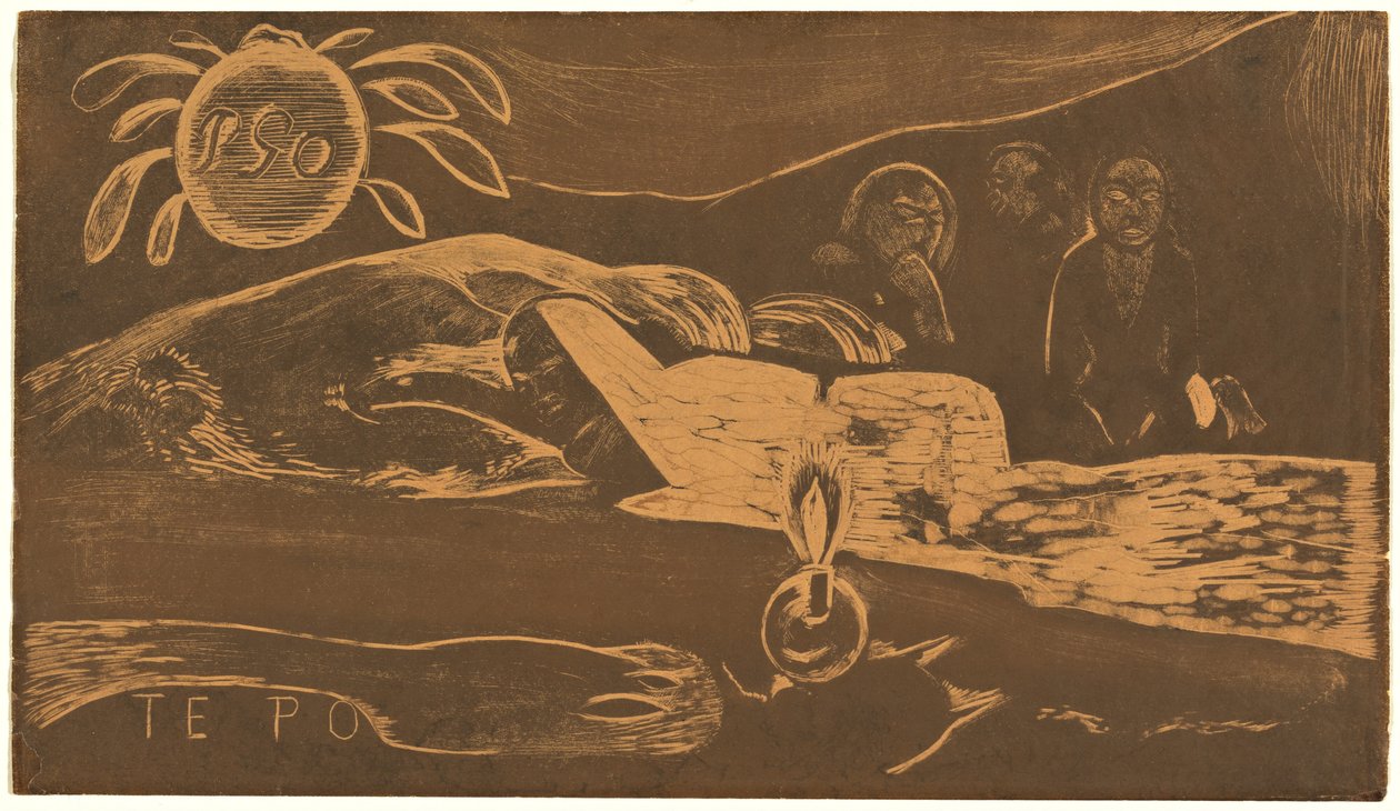 Te Po (A hosszú éjszaka) alkotó: Paul Gauguin