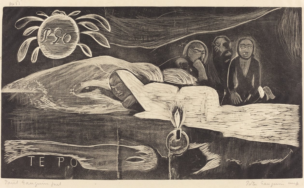 Te Po (A hosszú éjszaka) alkotó: Paul Gauguin